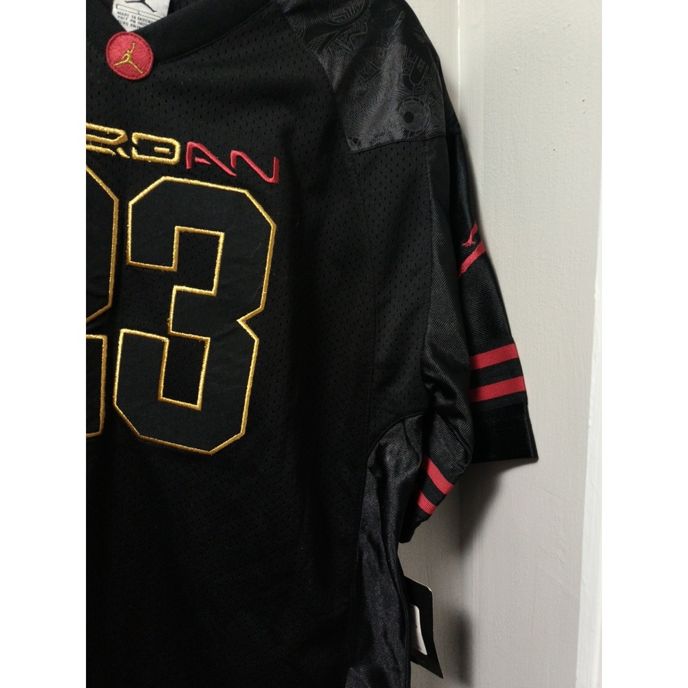 The Air Jordan Collection Vintage Black #23 Basketball Jersey Boy Large 16/18 - Picture 6 of 10